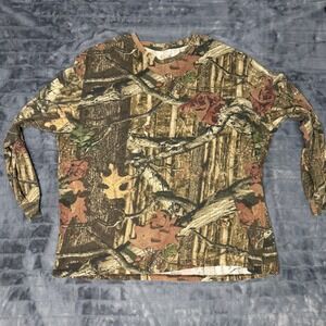 Game Winner Mens 3XL Mossy Oak Break-Up Infinity Camo Long Sleeve T-Shirt Cotton